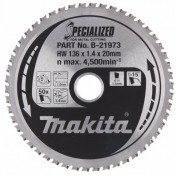 Metalo pjovimo diskas MAKITA 136x20x1,4 50T -15°