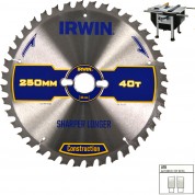 Statybinis pjovimo diskas 250x30Px24T 3,2mm ATB, IRWIN