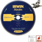 Pjovimo diskas MARPLES 250x30Px84T 2,5 mm TCG/N, IRWIN