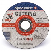 Metalo pjovimo diskas 125x1,2x22 mm, Specialist+