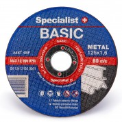 Metalo pjovimo diskas BASIC125x1,6x22 mm, Specialist+