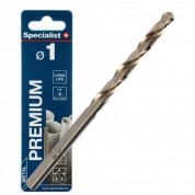 Premium metalo grąžtas 1 mm 3 vnt, Specialist+