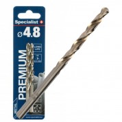 Premium metalo grąžtas 4.8mm 2vnt, Specialist+