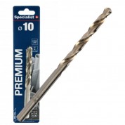 Premium metalo grąžtas 10 mm, Specialist+