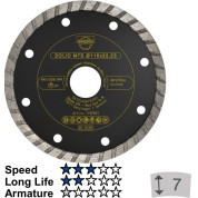 Deimantinis diskas MTS 125 x 22 mm, Samedia