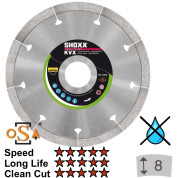 Deimantinis diskas KVX 125x22/1,5 mm, Samedia